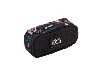 Meatfly Pouzdro Pencil Case - Hibiscus Black