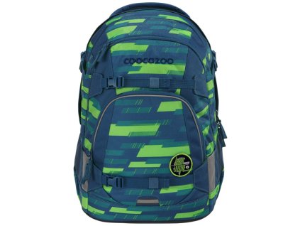 Coocazoo MATE Lime Stripe 30l + Sportovní pytel zdarma