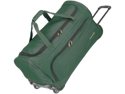 Travelite Basics Fresh Wheeled Duffle Dark green