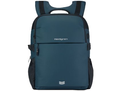 Hedgren Batoh Commute Rail 3-CMPT Backpack 15,6"+ RFID HCOM05 - modrá