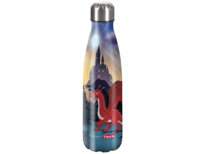 Step by Step Izolovaná láhev na pití z nerezové oceli 0,50 l, Drak Drako