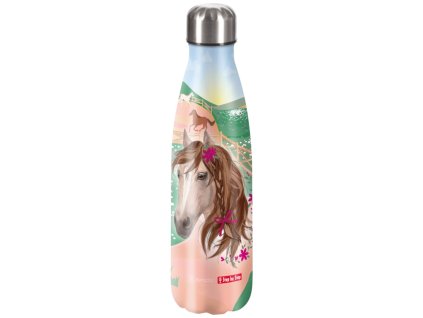 Step by Step Izolovaná láhev na pití z nerezové oceli 0,50 l, Koník Lima
