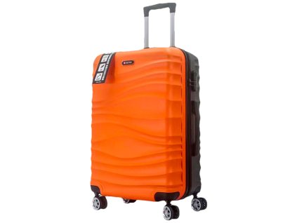 Cestovní kufr METRO LLTC1/3-L ABS - oranžová/šedá