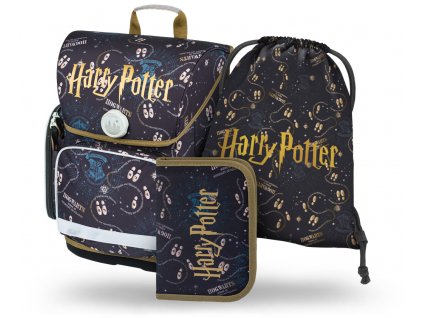 BAAGL SET 3 Ergo Harry Potter Pobertův plánek: aktovka, penál, sáček