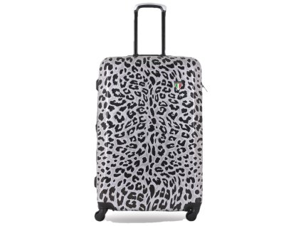 Cestovní kufr TUCCI T-0158/3-M Winter Leopard
