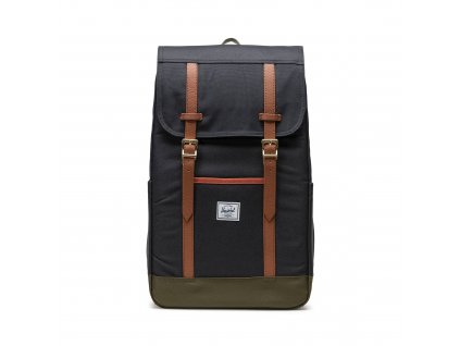 Herschel Herschel Retreat™ New 2023 - Black/Ivy Green/Chutney 23l