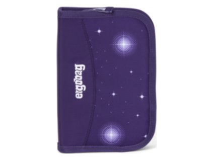 Ergobag Penál Galaxy fialový - 20 dílný set