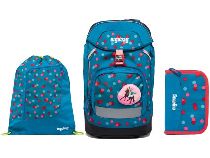 Ergobag Školní set 2 - Blue Rose 2023