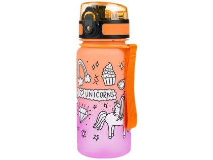 BAAGL Tritanová láhev na pití Gradient Jednorožec 350 ml