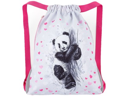 Bagmaster SÁČEK PRIM 23 B školní na přezůvky / tělocvik - panda