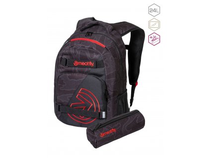 Meatfly Batoh Exile - Morph Black - 24 L