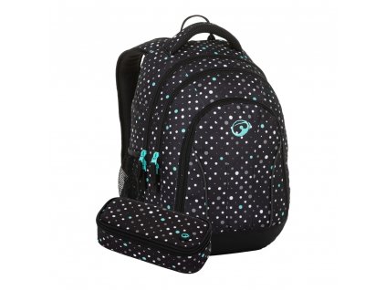 Bagmaster SET SUPERNOVA 23 A studentský set - černo tyrkysový