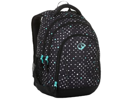 Bagmaster SUPERNOVA 23 A studentský batoh - černo tyrkysový