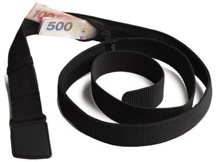 Pacsafe pásek CASHSAFE WALLET BELT black