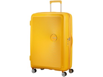 American Tourister SOUNDBOX SPINNER 77 EXP Golden Yellow