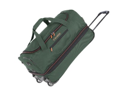 Travelite Basics Wheeled duffle S Dark green