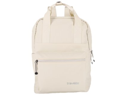 Travelite Basics Canvas Backpack Light beige 11l