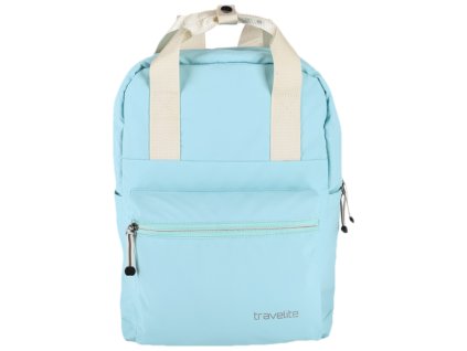 Travelite Basics Canvas Backpack Light blue 11l