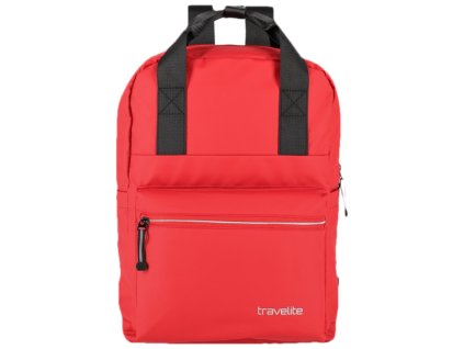 Travelite Basics Canvas Backpack Red 11l