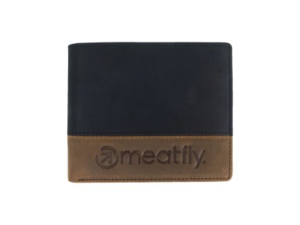 Meatfly Kožená peněženka Eddie Premium - Black/Oak