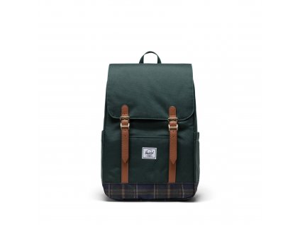 Herschel Retreat™ Small New - Darkest Spruce Winter Plaid 15l