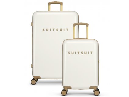 SUITSUIT Sada cestovních kufrů S, L TR-6505/2 Fusion White Swan