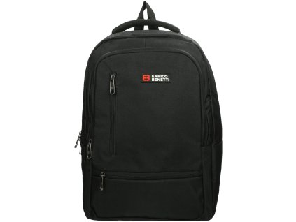 Enrico Benetti Hamburg 15" Notebook Backpack Black 25l