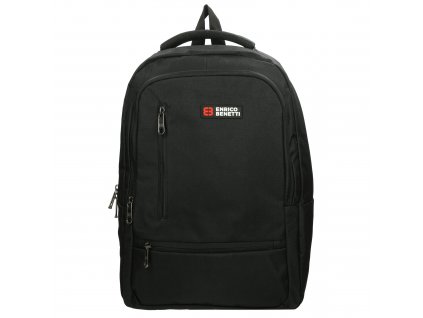Enrico Benetti Hamburg 15" Notebook Backpack Black 25l
