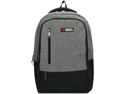 Enrico Benetti Hamburg 15" Notebook Backpack Light Grey 25l