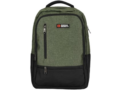Enrico Benetti Hamburg 15" Notebook Backpack Olive 25l