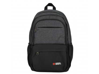 Enrico Benetti Hamburg 15" Notebook Backpack Grey 23l