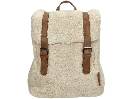 Enrico Benetti Teddy Tablet Backpack Off-White