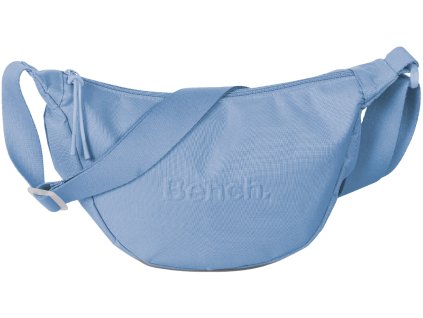 Bench Crossbody moon bag - modrá
