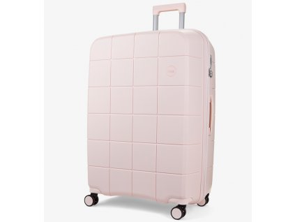 Cestovní kufr ROCK Pixel L PP - světle růžová