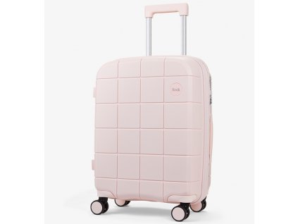 Kabinové zavazadlo ROCK Pixel S PP - světle růžová