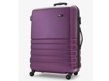 Cestovní kufr ROCK TR-0169/3-L ABS - fialová