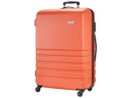 Cestovní kufr ROCK TR-0169/3-L ABS - oranžová