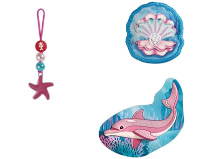 Doplňková sada obrázků MAGIC MAGS Sweet Dolphin Lou k aktovkám GRADE, SPACE, CLOUD, 2IN1 a KID