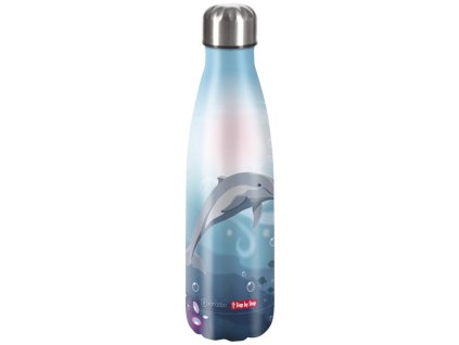 Step by Step Izolovaná láhev na pití z nerezové oceli 0,5 l - Dolphin Pippa