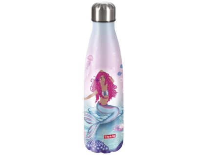 Step by Step Izolovaná láhev na pití z nerezové oceli 0,5 l - Mermaid Lola