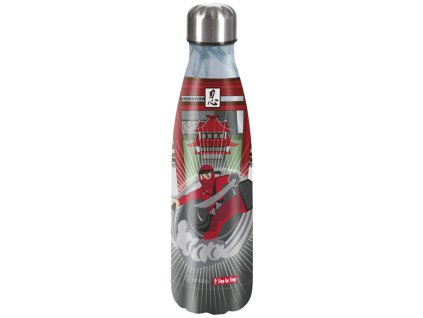 Step by Step Izolovaná láhev na pití z nerezové oceli 0,5 l - Ninja Yuma