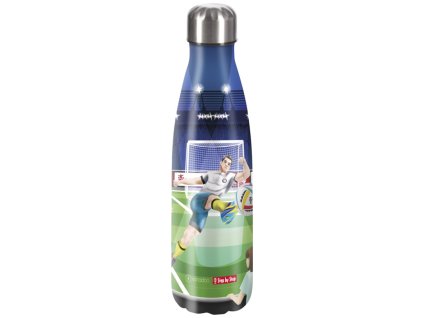 Step by Step Izolovaná láhev na pití z nerezové oceli 0,5 l - Soccer Ben
