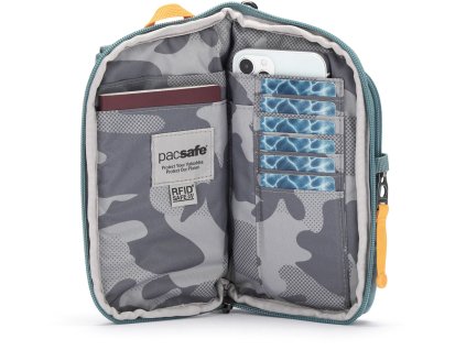 Pacsafe taška GO TECH CROSS BODY fresh mint