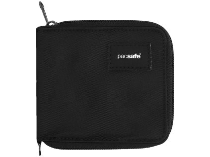 Pacsafe peněženka RFIDSAFE ZIP AROUND WALLET black