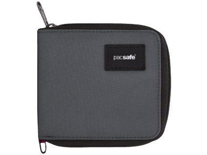Pacsafe peněženka RFIDSAFE ZIP AROUND WALLET slate