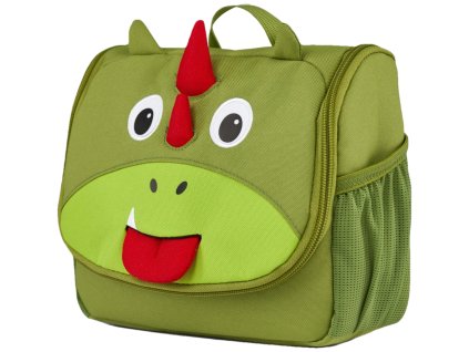 Affenzahn dětská kosmetická taštička Dragon - green