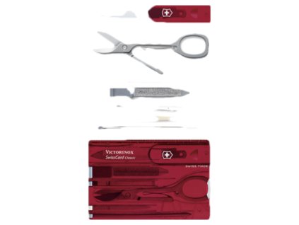 Victorinox Karta SwissCard Classic červená