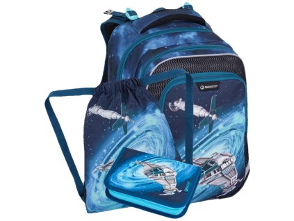 Bagmaster LUMI 24 D malý školní set pro prvňáčky – vesmírná loď