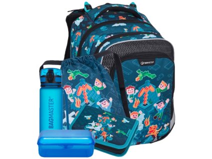 Bagmaster LUMI 24 E velký školní set pro prvňáčky – kostičková říše