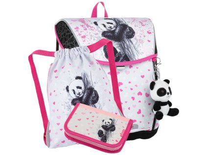 Bagmaster PRIM 23 B malý školní set pro prvňáčky - panda